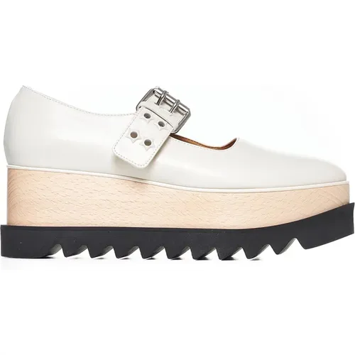 Ivory Mat Mary Janes Schuhe , Damen, Größe: 35 1/2 EU - Stella Mccartney - Modalova