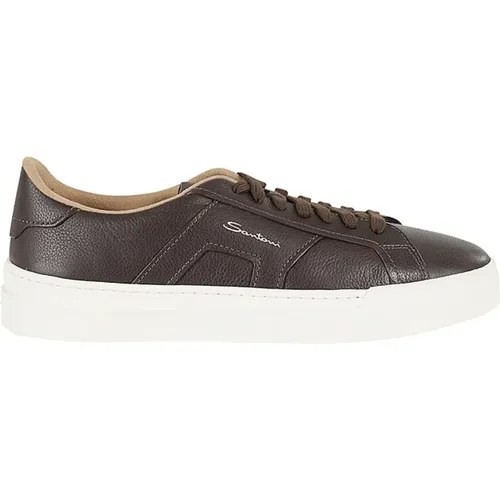 SF6 Stylische Sneakers , Herren, Größe: 41 1/2 EU - Santoni - Modalova