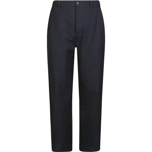 Straight Logo Waist Pants , male, Sizes: M, S, L - Marni - Modalova