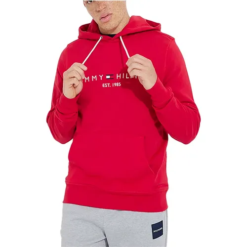 Sweatshirt Wcc Tommy Logo Hoody , Herren, Größe: XL - Tommy Hilfiger - Modalova