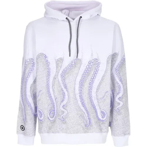 Milan Hoodie Long Sleeve , male, Sizes: S, L - Octopus - Modalova