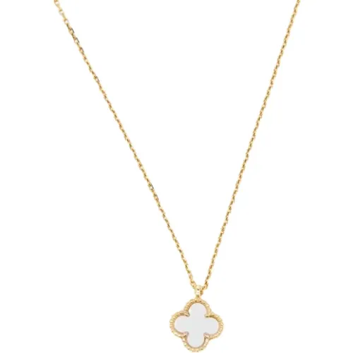 Pre-owned Gold necklaces , female, Sizes: ONE SIZE - Van Cleef & Arpels Pre-owned - Modalova
