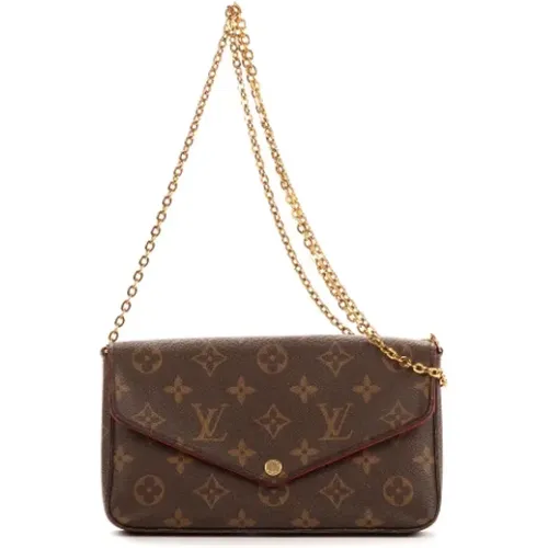 Pre-owned Canvas handbags , female, Sizes: ONE SIZE - Louis Vuitton Vintage - Modalova