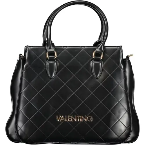 Schwarze Polyethylen-Handtasche , Damen, Größe: ONE Size - Valentino by Mario Valentino - Modalova