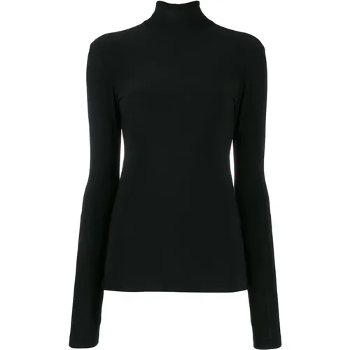 Slim-Fit Turtleneck Sweater , female, Sizes: L, S - Norma Kamali - Modalova