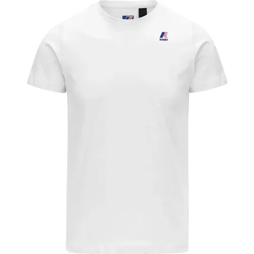 Weiße T-Shirts Mm, Le Vrai Edouard , Herren, Größe: XL - K-way - Modalova