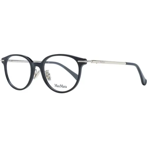 Schwarze Runde Optische Brillen , Damen, Größe: ONE Size - Max Mara - Modalova