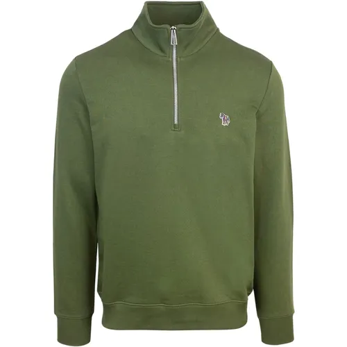 Grüner Pullover mit Trichterhals , Herren, Größe: S - PS By Paul Smith - Modalova