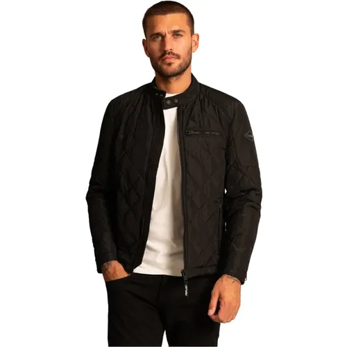 Gepolsterte Jacke aus Polyester , Herren, Größe: M - Replay - Modalova