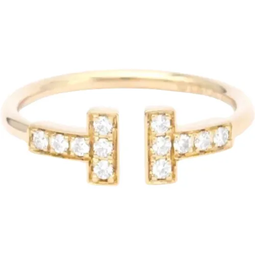 Pre-owned Gold rings , female, Sizes: ONE SIZE - Tiffany & Co. Pre-owned - Modalova