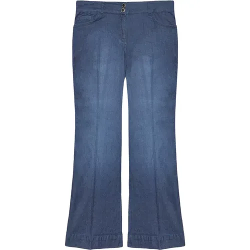 Flare Jeans , Damen, Größe: 2XL - Fiorella Rubino - Modalova