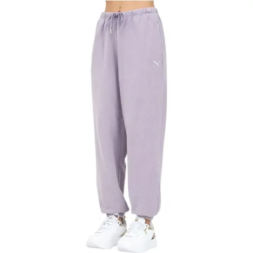 Dare TO Lila Sportliche Hose , Damen, Größe: S - Puma - Modalova