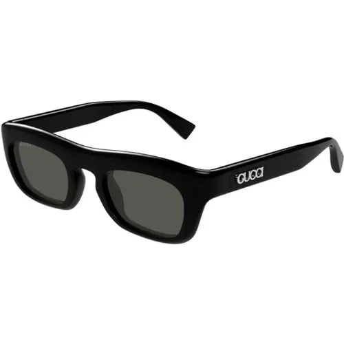 Grey Sunglasses Gg1777S Model , unisex, Sizes: 50 MM - Gucci - Modalova