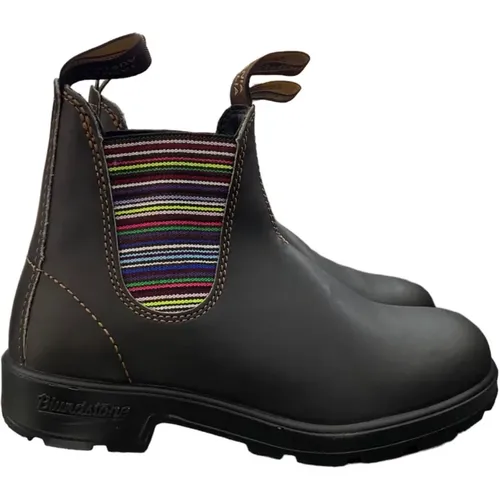 Dark Leather Ankle Boots , female, Sizes: 3 UK, 4 1/2 UK - Blundstone - Modalova