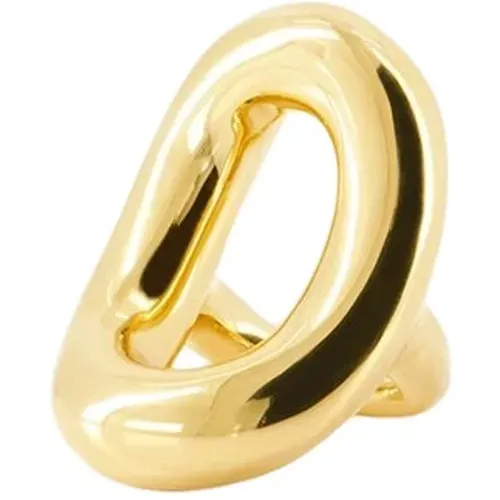 Brass Gold Ring - Anneau , female, Sizes: 53 MM, 51 MM - Paco Rabanne - Modalova