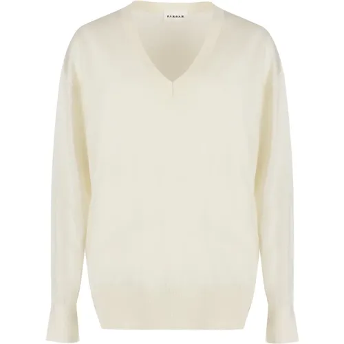 Gerippter Cashmere Pullover - P.A.R.O.S.H. - Modalova