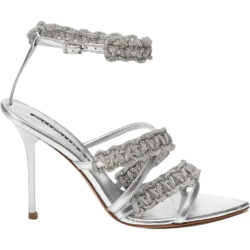 Glamorous Olivia Metallic Leather Sandal , female, Sizes: 8 UK - Hibourama - Modalova