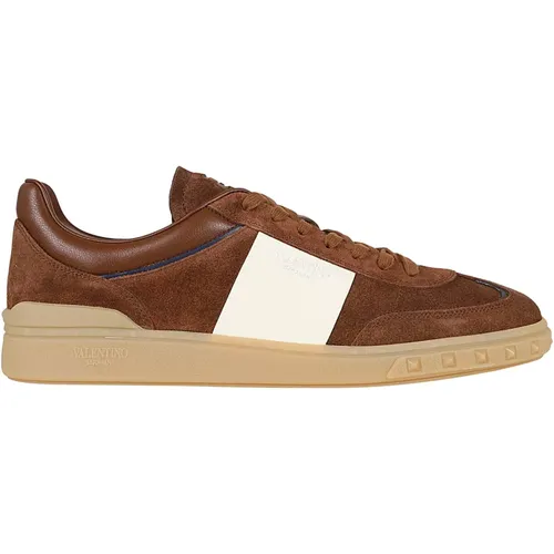 Chocolate Highline Worker Sneaker , male, Sizes: 11 UK, 6 UK, 5 UK, 8 UK, 7 UK, 10 UK, 9 UK, 8 1/2 UK - Valentino Garavani - Modalova