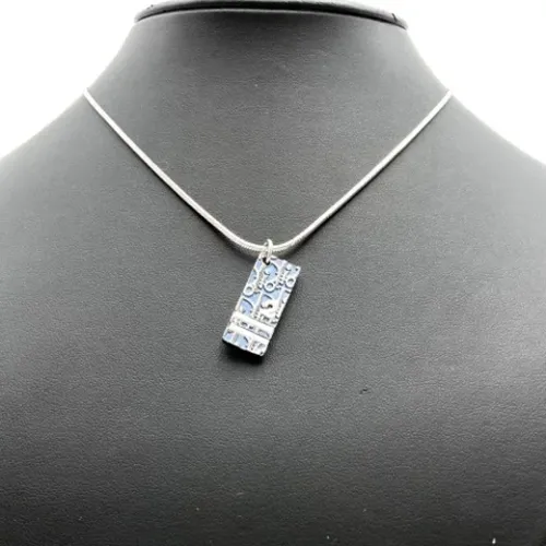 Pre-owned Silver necklaces , female, Sizes: ONE SIZE - Dior Vintage - Modalova