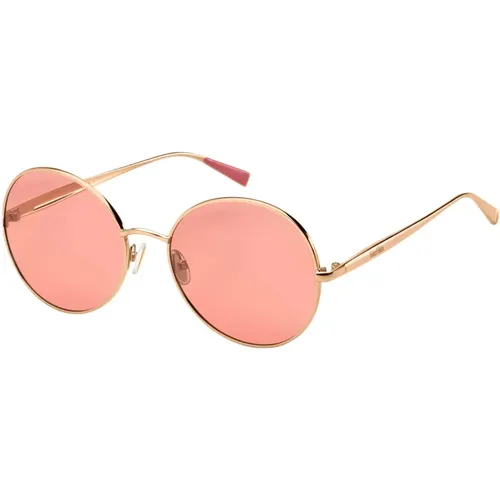 Ilde V-Ddb Sunglasses in Gold/Pink , female, Sizes: 57 MM - Max Mara - Modalova