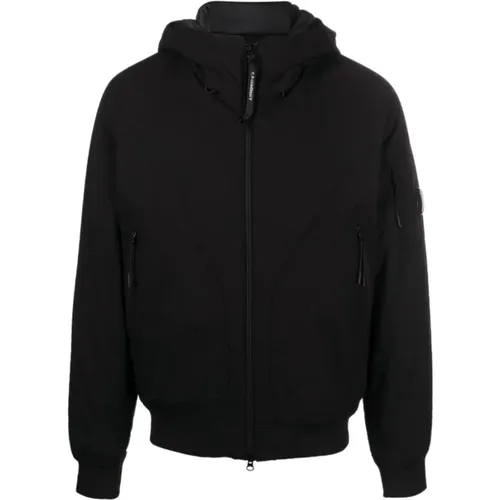 Padded Hooded Jacket with Full Zip , male, Sizes: S - C.P. Company - Modalova
