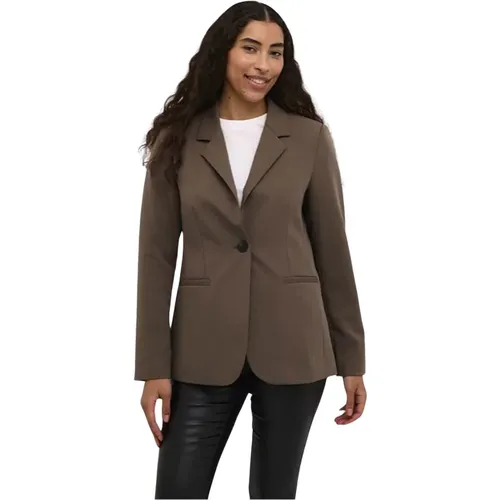 Blazer Jacket Major Style , female, Sizes: M, L, 3XL - Kaffe - Modalova