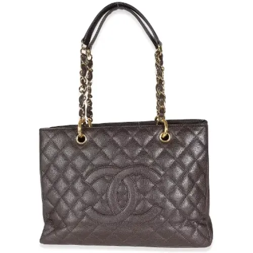 Pre-owned Leather totes , female, Sizes: ONE SIZE - Chanel Vintage - Modalova