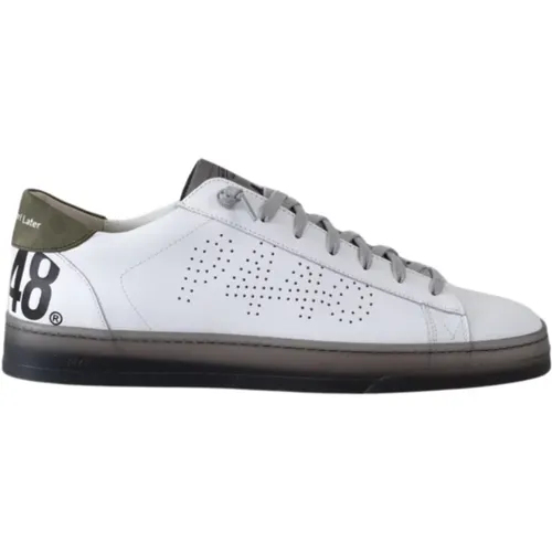 Weiße Grüne Sneakers F24jackc-m , Herren, Größe: 40 EU - P448 - Modalova