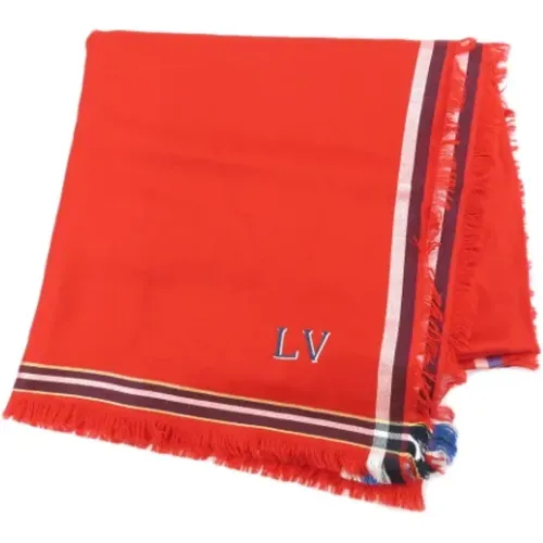 Pre-owned Silk scarves , female, Sizes: ONE SIZE - Louis Vuitton Vintage - Modalova