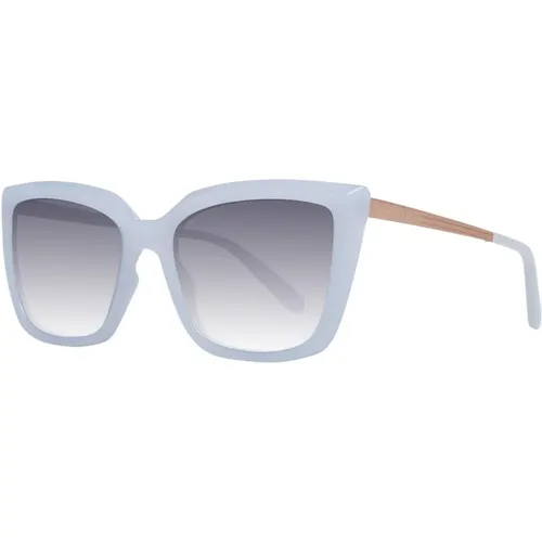 Graue Gradienten Schmetterling Sonnenbrille UV-Schutz , Damen, Größe: ONE Size - Ted Baker - Modalova