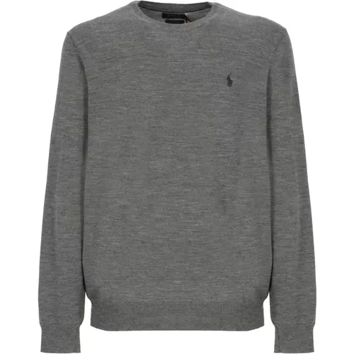 Graue Pullover , Herren, Größe: M - Ralph Lauren - Modalova