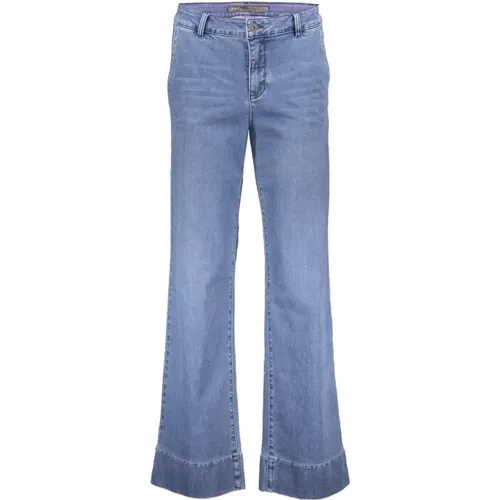 Highwaist Flare Jeans mit Taschen , Damen, Größe: L - Geisha - Modalova