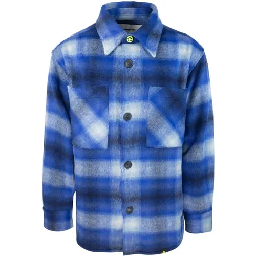 Checkered Shirt with Pockets , male, Sizes: M, L, S, XL - Barrow - Modalova