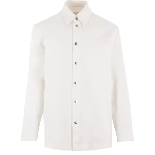 Cotton Denim Shirt , male, Sizes: S, XL - Jil Sander - Modalova