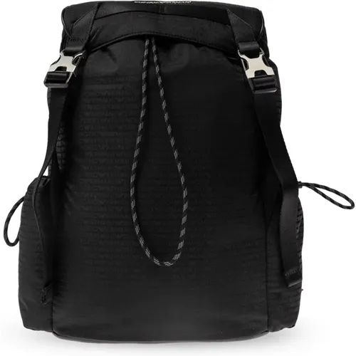 Rucksack mit Monogramm - Emporio Armani - Modalova