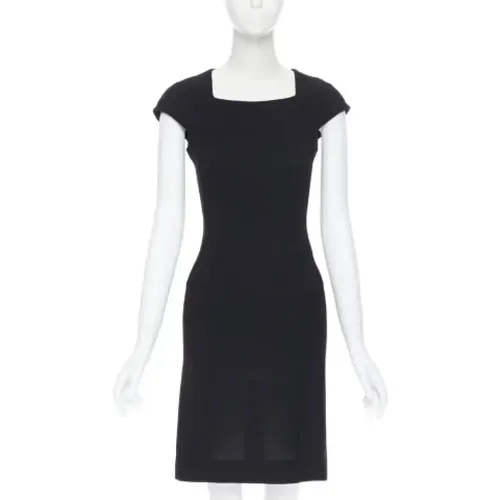 Pre-owned Wolle dresses , Damen, Größe: S - Yves Saint Laurent Vintage - Modalova