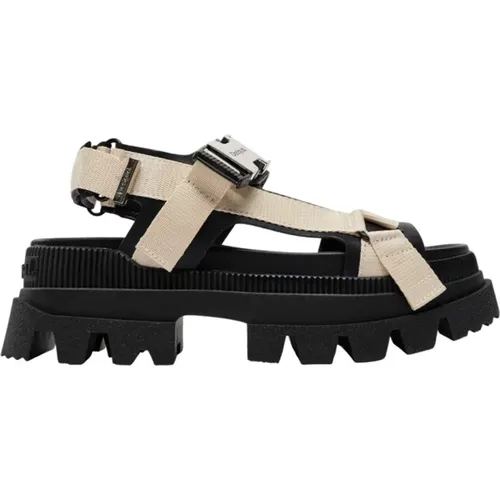 Comfortable Velcro Low Sandals , female, Sizes: 6 UK, 3 UK, 8 UK, 4 UK, 5 UK - Desigual - Modalova