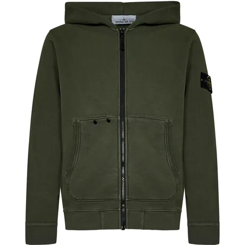 Fleece Hooded Sweater , female, Sizes: S, XL - Stone Island - Modalova