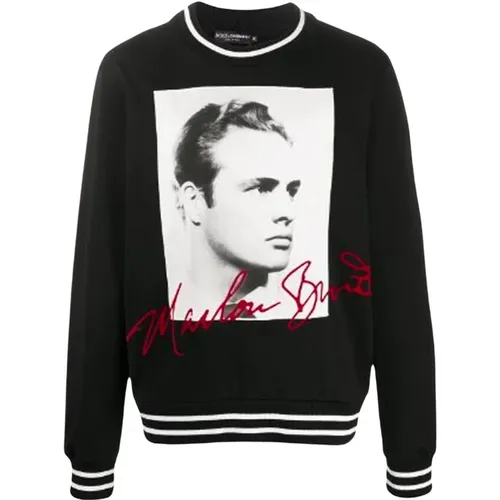 Training Shirt - Comfortable and Stylish Men`s Sweatshirt , male, Sizes: S, M - Dolce & Gabbana - Modalova