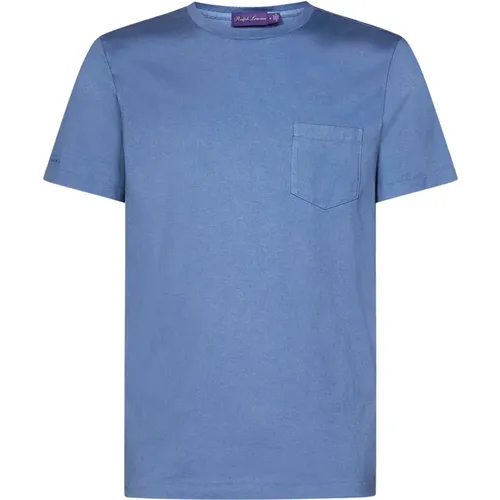 Clear Cotton Jersey T-Shirt , male, Sizes: M, L - Ralph Lauren - Modalova