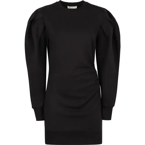 Baumwoll-Sweatdress mit dekorativer Raffung , Damen, Größe: M - Nina Ricci - Modalova