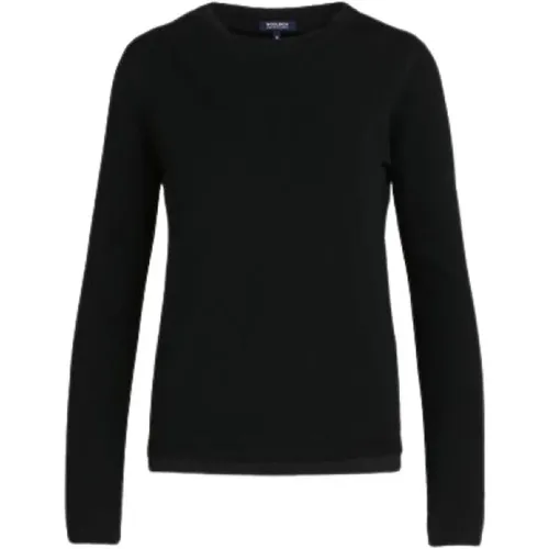 Round Neck Knitwear with Perforated Points , female, Sizes: M, S - Woolrich - Modalova