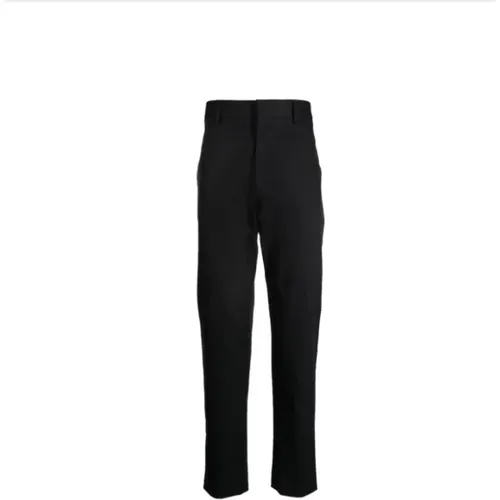 Slim-Fit Cotton Trousers, Dark Navy , male, Sizes: W34, W32 - Paul Smith - Modalova