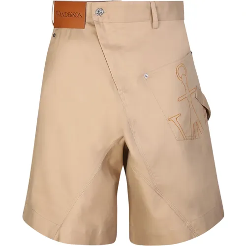 Twisted Shorts with Contemporary Design , male, Sizes: S, L, M - JW Anderson - Modalova
