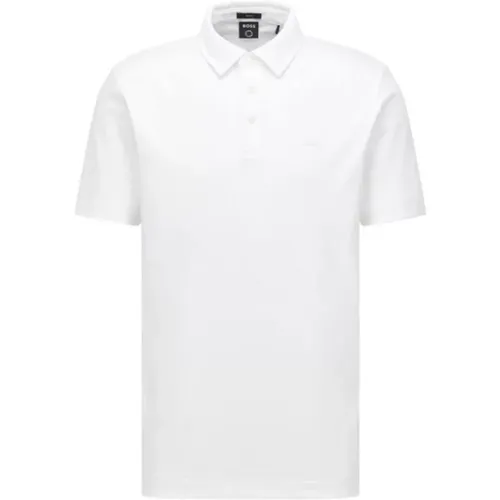 Jersey Weiße Polohemden , Herren, Größe: XL - Hugo Boss - Modalova