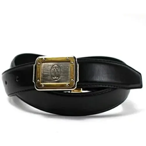 Pre-owned Leather belts , female, Sizes: ONE SIZE - Cartier Vintage - Modalova