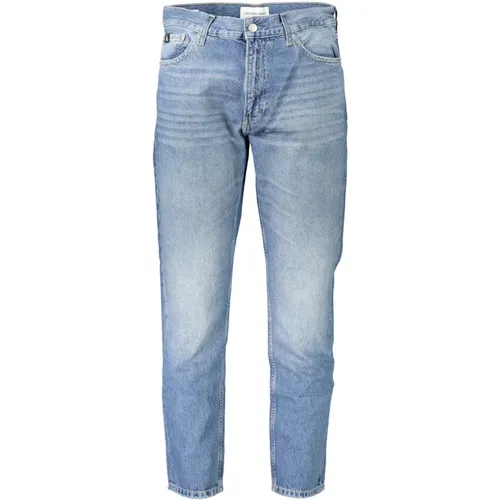 Denim Mens Jeans Washed 5-Pocket , male, Sizes: W28, W31, W29, W30 - Calvin Klein - Modalova