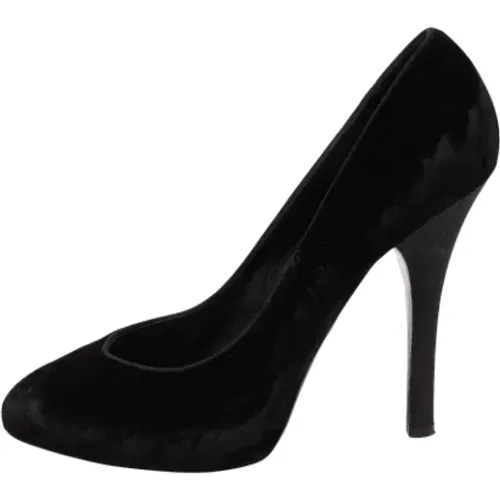 Pre-owned Samt heels , Damen, Größe: 39 1/2 EU - Dolce & Gabbana Pre-owned - Modalova