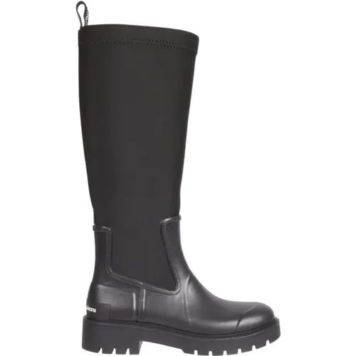 Stilvolle Neopren Regenstiefel , Damen, Größe: 39 EU - Calvin Klein - Modalova