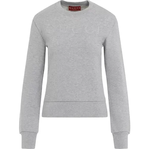 Graues Melange Sweatshirt Aw24 - Gucci - Modalova